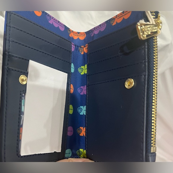 NWT Loungefly Warner Brothers Scooby/looney tunes 100th anniversary wallet - Picture 9 of 12